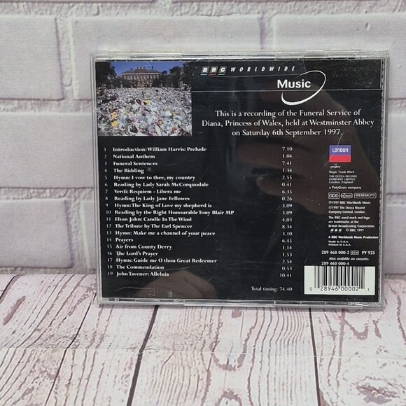 Diana, Princess of Wales: The BBC Recording of the Funeral Service CD, Booklet - Picture 2 of 7
